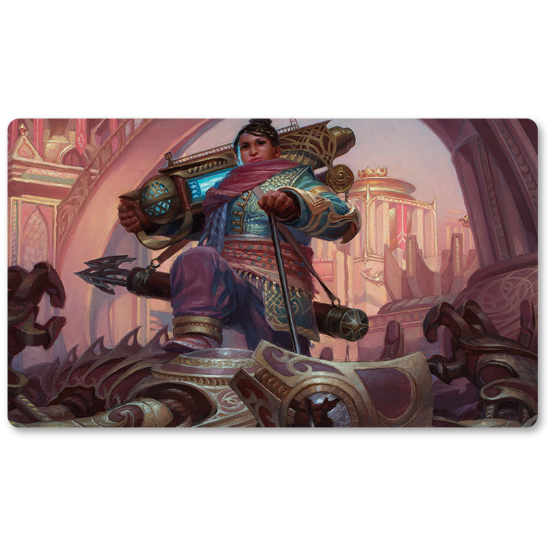 Tabulludo Ekstercentra- DEADEYE-HARPOONER -MTG Playmat Grandeco 23.6X13.7in Ludaj matoj Kongrua por TCG RPG CCG Komerckartludo