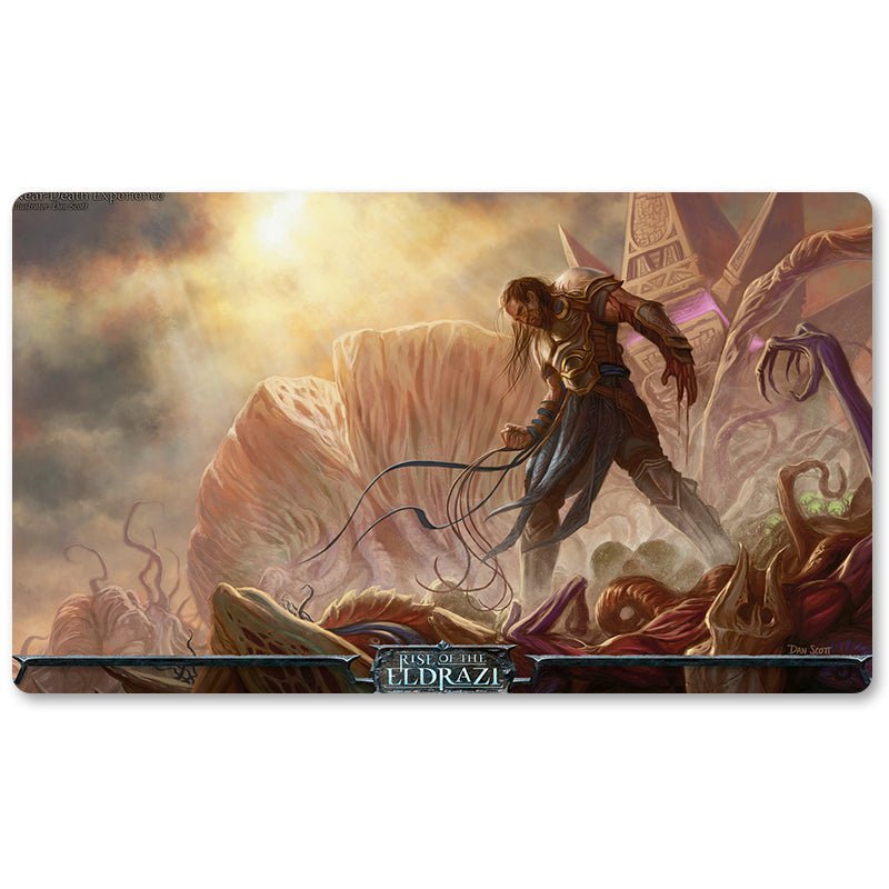 Tabulludo Ekstercentra - Sarkhan la Freneza -MTG Playmat Grandeco 23.6X13.7in Ludaj matoj Kongrua por TCG RPG CCG Komerckartludo