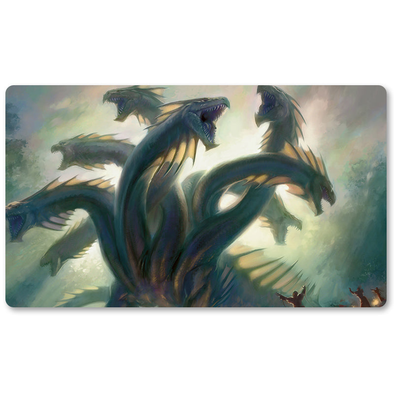 Tabulludo Ekstercentra- Khalni Hydra -MTG Playmat Grandeco 23.6X13.7in Ludaj matoj Kongrua por TCG RPG CCG Komerckartludo