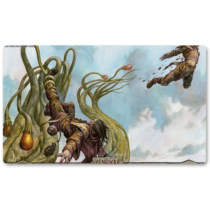 Tabulludo Ekstercentra - Whiplash Trap -MTG Playmat Grandeco 23.6X13.7in Ludaj matoj Kongrua por TCG RPG CCG Komerckartludo