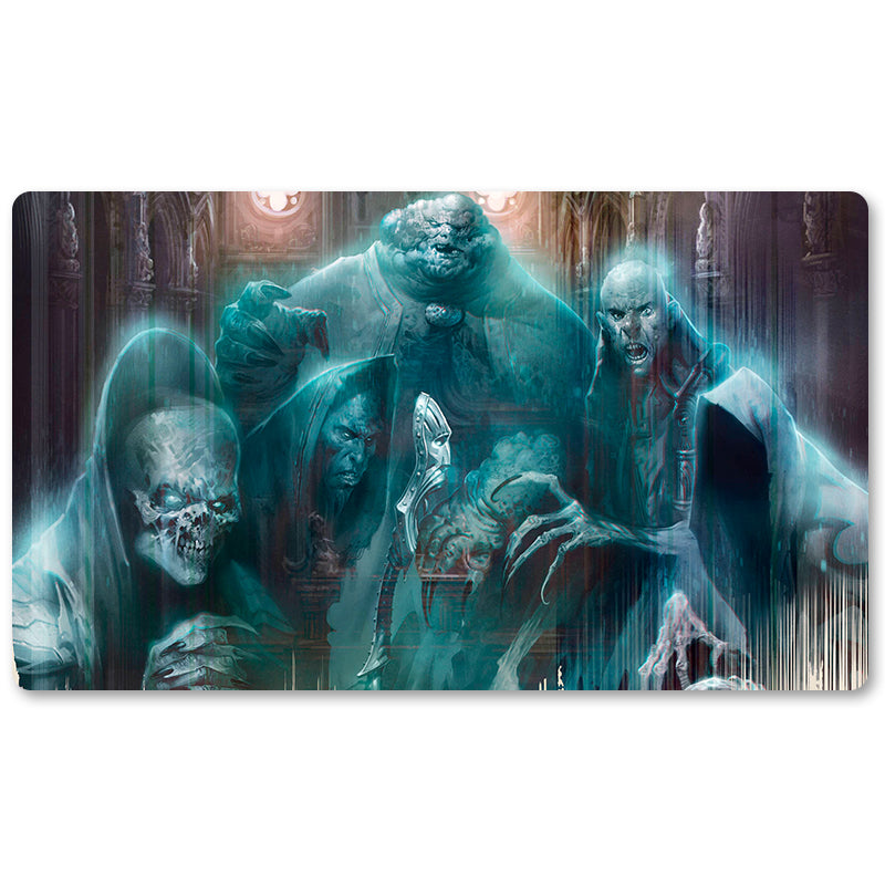 Tabulludo Ekstercentra - The Ghost Meter Emf Sensor -MTG Playmat Grandeco 23.6X13.7in Ludaj matoj Kongrua por TCG RPG CCG Komerckartludo
