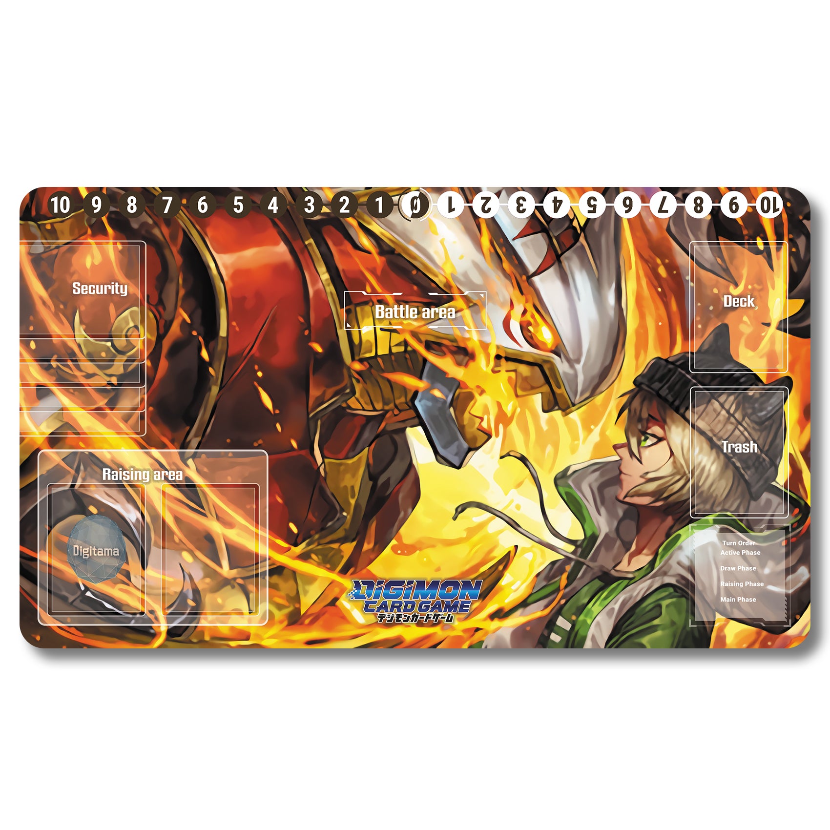 digimon card game greymon Ancient Greymon Playmat- Digimon Size 23.6X13.7in Pl – TCGPLAYMAT