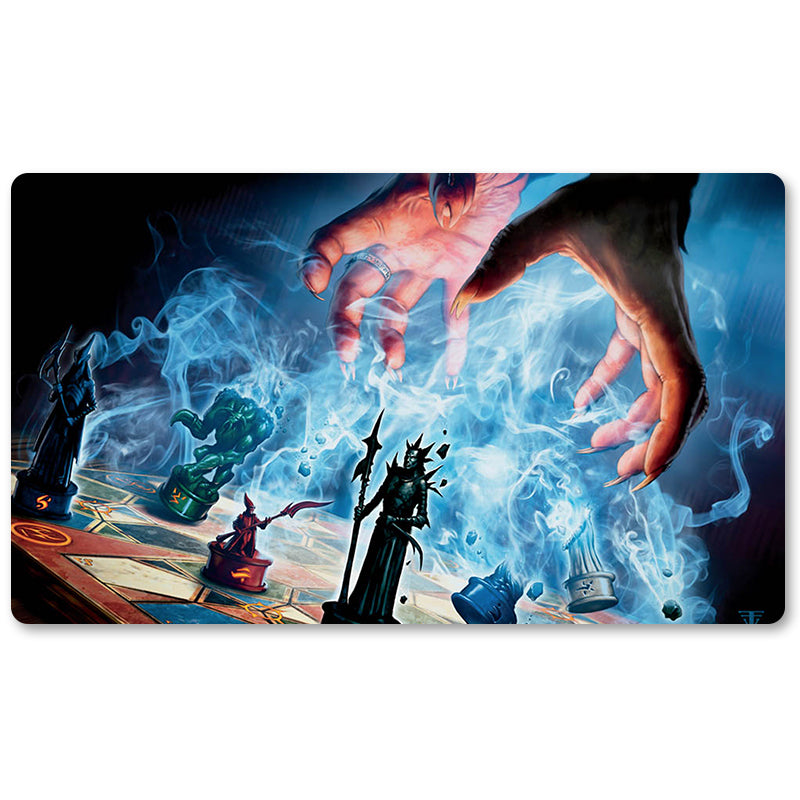 Peripheriegerät für Brettspiele – Evakuierung – MTG-Spielmatte, Größe 59,9 x 34,9 cm. Spielmatten, kompatibel mit TCG, RPG, CCG, Sammelkartenspiel