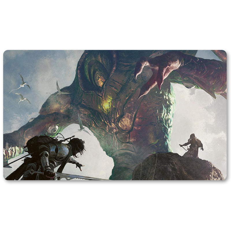 Brettspiel-Peripherie – Kozilek,-Butcher-of-Truth – MTG-Spielmattengröße 23,6 x 13,7 Zoll. Spielmatten, kompatibel mit TCG RPG CCG Trading Card Game