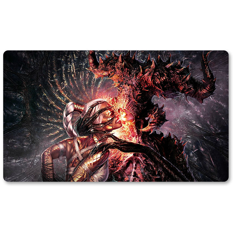 Magic The Gathering Peripheral- Praetor's-Grasp -MTG Playmat Size 23.6X13.7in Play mats Compatible for TCG RPG CCG Trading Card Game