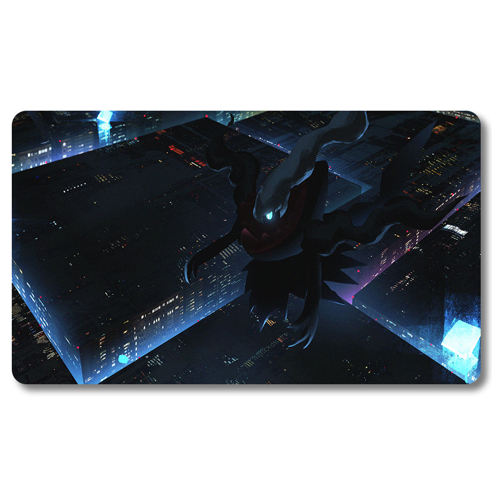 Tabulludo Ekstercentra - kw52r1- Pokemon Playmat Grandeco 23.6X13.7in Ludaj matoj Kongruaj por TCG MTG RPG CCG Komerckartludo