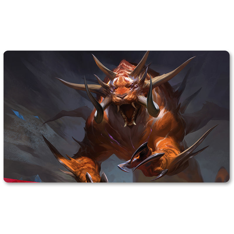 Tabulludo Ekstercentra - SNAPDAX, APEX OF THE HUNT -MTG Playmat Grandeco 23.6X13.7in Ludaj matoj Kongrua por TCG RPG CCG Komerckartludo