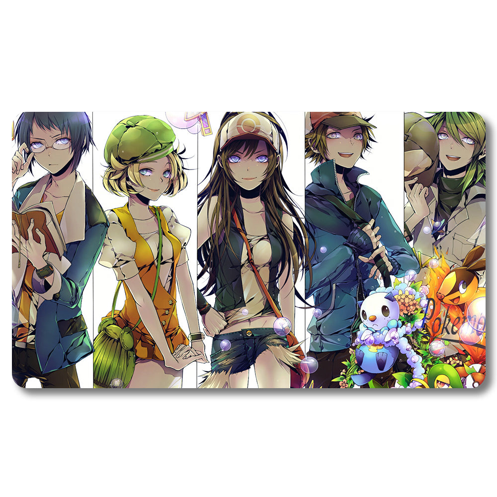 Tabulludo Ekstercentra - 240149- Pokemon Playmat Grandeco 23.6X13.7in Ludaj matoj Kongrua por TCG MTG RPG CCG Komerckartludo