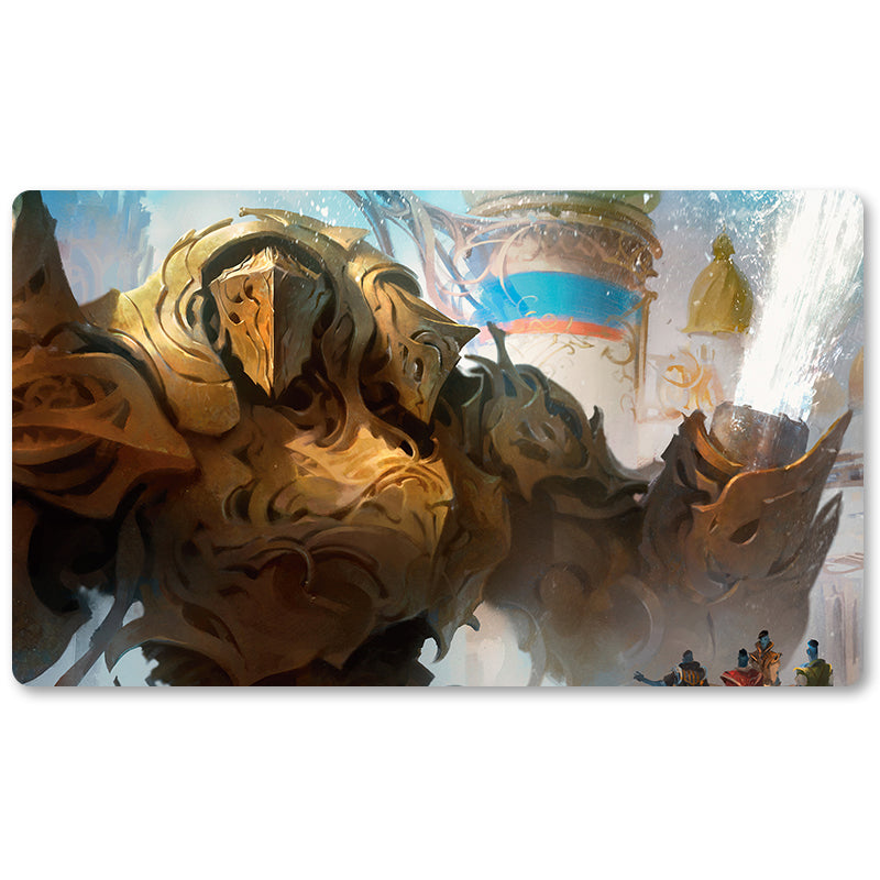 Tabulludo Ekstercentra - Torrential Gearhulk -MTG Playmat Grandeco 23.6X13.7in Ludaj matoj Kongrua por TCG RPG CCG Komerckartludo