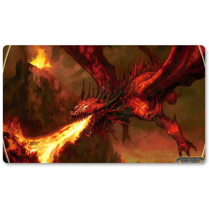 Magic The Gathering Peripheral- Hellkite Overlord -MTG Playmat Size 23.6X13.7in Play mats Compatible for TCG RPG CCG Trading Card Game