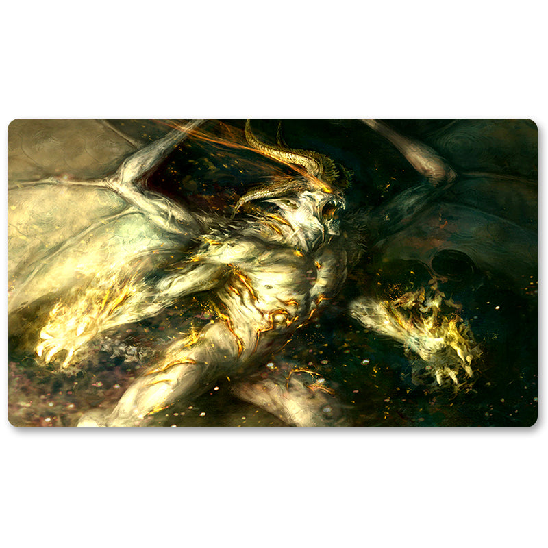 Tabulludo Ekstercentra - Tombstalker -MTG Playmat Grandeco 23.6X13.7in Ludaj matoj Kongruaj por TCG RPG CCG Komerckartludo
