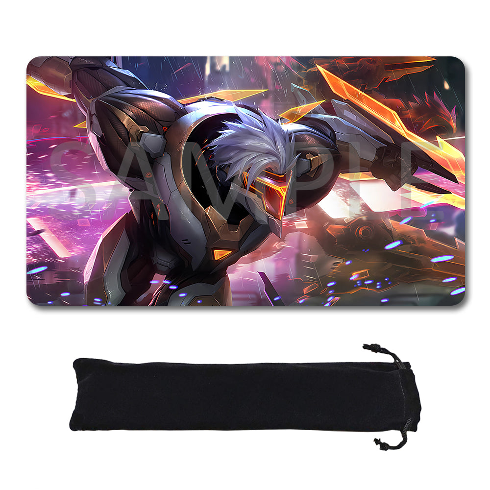 Zed - League Of Legends Riftbound Playmat 24x14 in + Free Storage Bag