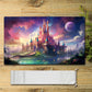 Board Game Peripheral - castle - Lorcana Playmat Size 23.6X13.7in Play mats Compatible for TCG RPG CCG Mouse Pad Desk Mats