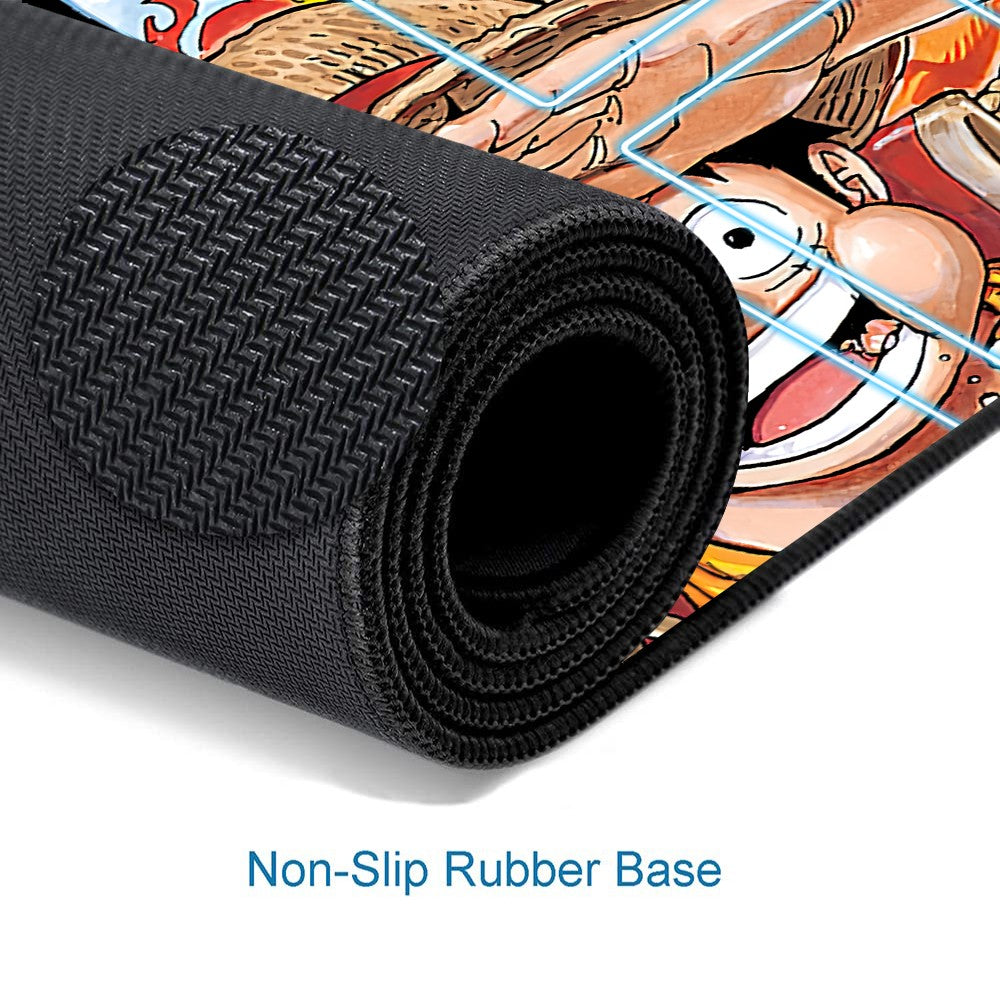 Laftudel One Piece Playmat + Free Storage Bag Non-Slip Rubber 24x14 in +122HZWzone (44)