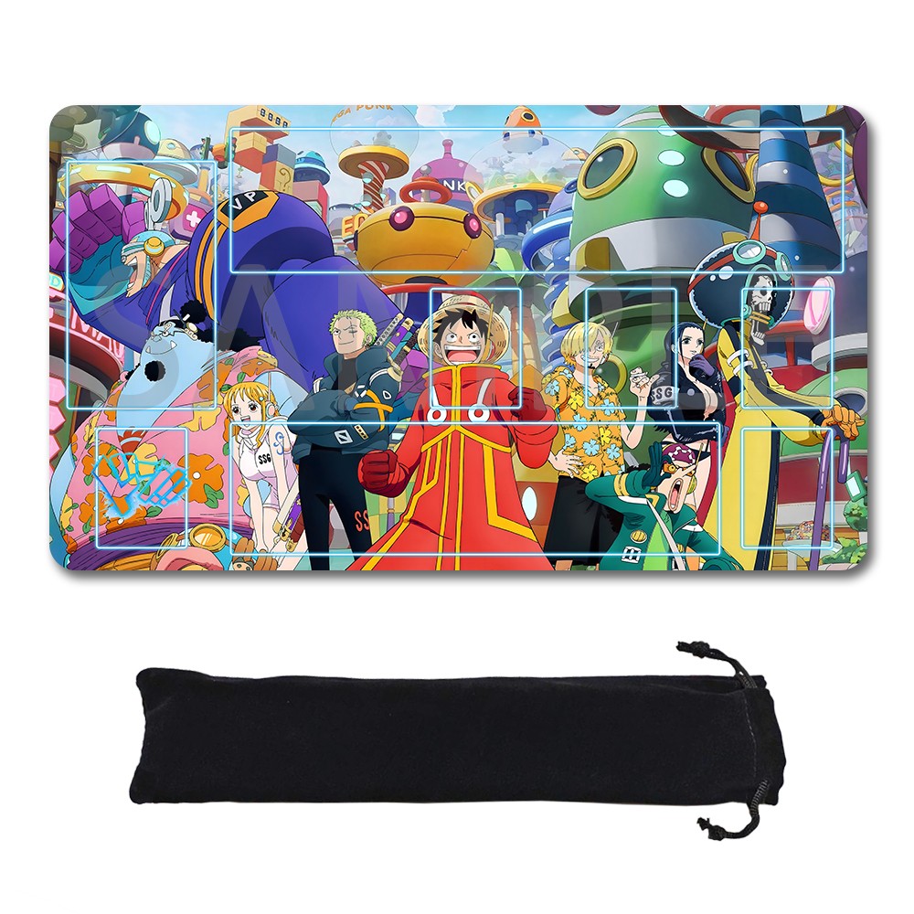 Egghead Arc One Piece Playmat + Free Storage Bag Non-Slip Rubber 24x14 in +122HZWzone (21)