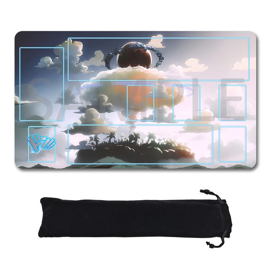 Skypiea Arc One Piece Playmat + Free Storage Bag Non-Slip Rubber 24x14 in +122HZWzone (72)