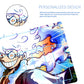 Monkey D. Luffy One Piece Playmat + Free Storage Bag Non-Slip Rubber 24x14 in +122HZWzone (98)