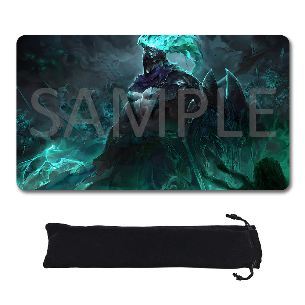 Mordekaiser - League Of Legends Riftbound Playmat 24x14 in + Free Storage Bag