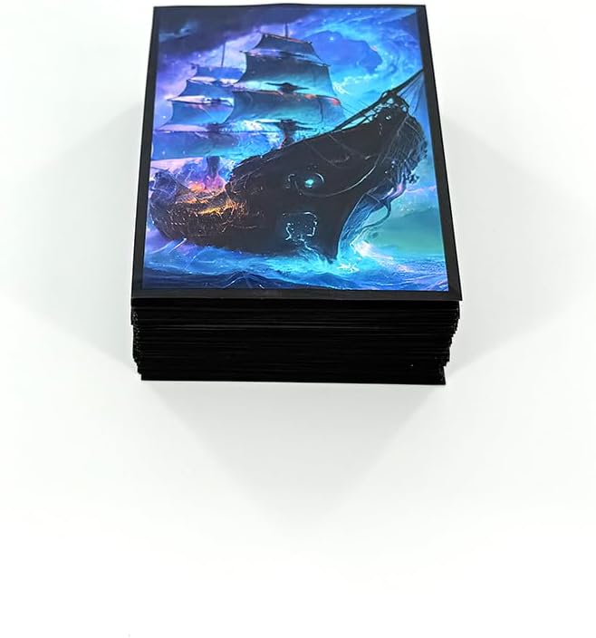 100 PCS TCG/MTG Card Sleeves, Sleeves Size is 2.6 x 3.6 in Applicable to OCG CCG DTCG PTCG, Fit Standard Size Cards - Ship