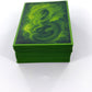 100 PCS TCG/MTG Card Sleeves, Matte Back Anti-Slip & Easy Shuffling Applicable to OCG CCG DTCG PTCG, 2.6 x 3.6 in Standard Size Cards (Forest Warden)