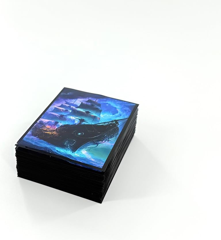 100 PCS TCG/MTG Card Sleeves, Sleeves Size is 2.6 x 3.6 in Applicable to OCG CCG DTCG PTCG, Fit Standard Size Cards - Ship