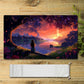 Board Game Peripheral - Lakeside dreams1 - Lorcana Playmat Size 23.6X13.7in Play mats Compatible for TCG RPG CCG Mouse Pad Desk Mats