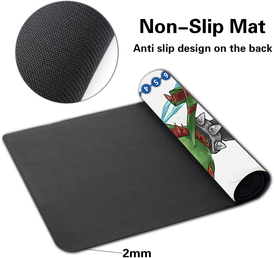 1216413 - Board Game DTCG Playmat Table Mats Size 23.6X13.8 inch Games Mousepad Compatible for TCG CCG Digimon Playmat Bag Stitched Edge