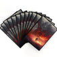 100 PCS TCG/MTG Card Sleeves, Matte Back Anti-Slip & Easy Shuffling Applicable to OCG CCG DTCG PTCG, 2.6 x 3.6 in Standard Size Cards (Dragon Roar)