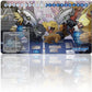 Four leaves Trading Card Game Playmat TCG Free Waterproof Bag Table Mats Size 60 x 35 cm Mouse Pad Compatible for Digimon CCG RPG (008568) Stitched Edge