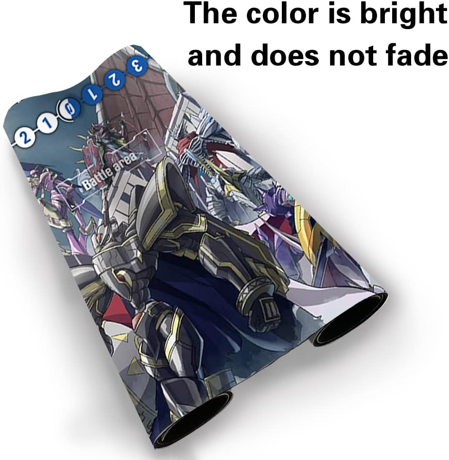 Board Game DTCG Playmat Table Mats Games Size 60X35 cm Mousepad Compatible for Digimon TCG CCG RPG (50084644) Stitched Edge