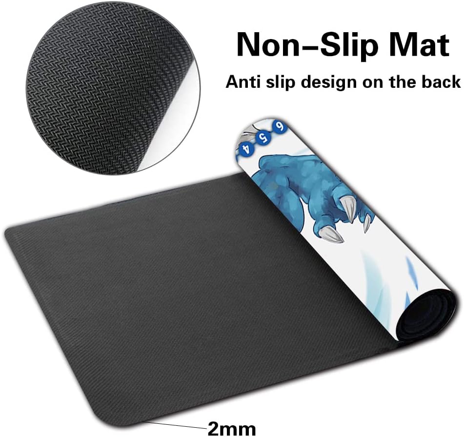 1216414 - Board Game DTCG Playmat Table Mats Size 23.6X13.8 inch Games Mousepad Compatible for TCG CCG Digimon Playmat Bag Stitched Edge