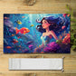 Disney Peripheral - Princess9 - Lorcana Playmat Size 23.6X13.7in Play mats Compatible for TCG RPG CCG Mouse Pad Desk Mats