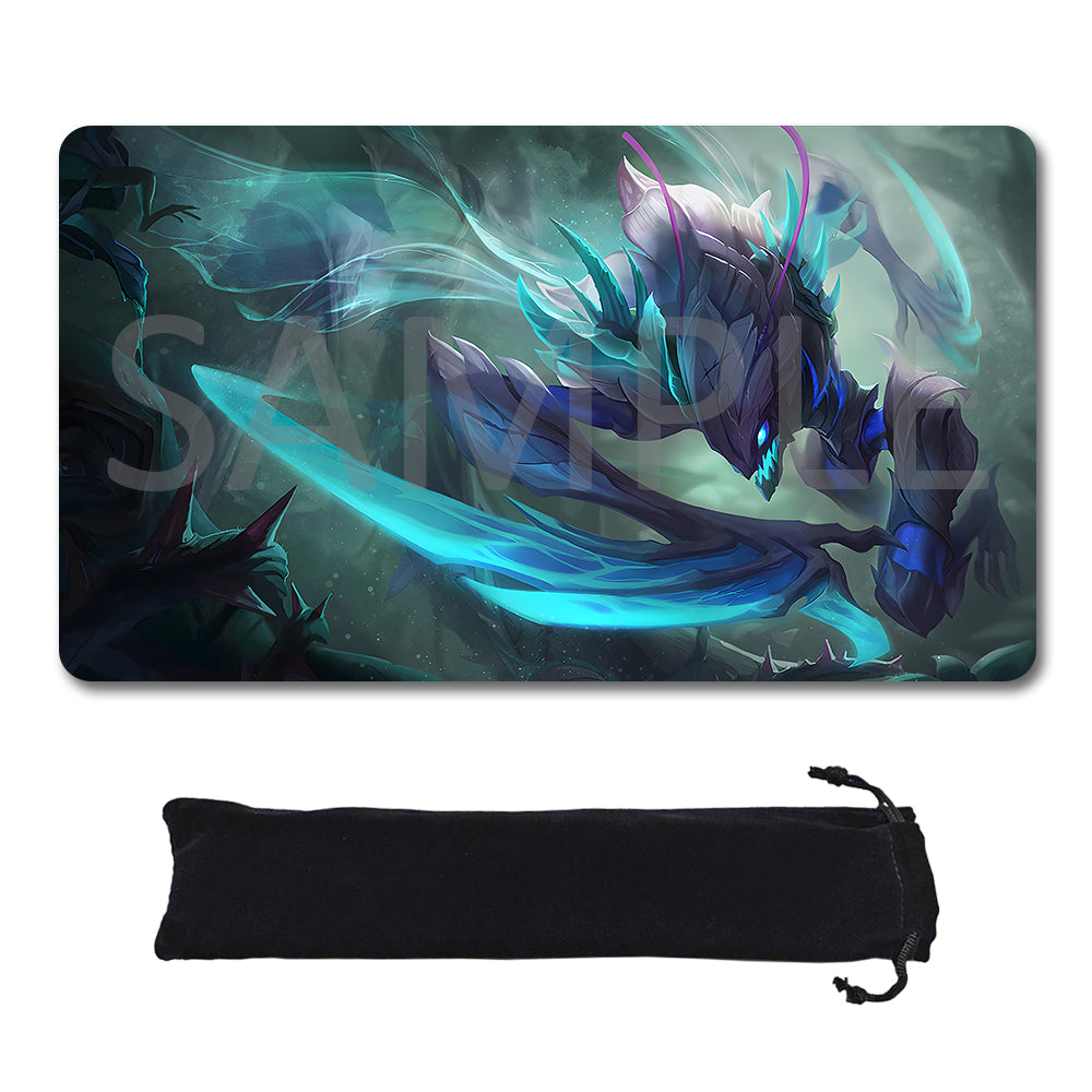 Khazix - League Of Legends Riftbound Playmat 24x14 in + Free Storage Bag