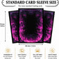 MTG Card Sleeves Matte -100 PCS Trading Card Game, Size 2.6 x 3.6 inches, Suitable for All TCG Card Games Protective (Abyssal Flame)