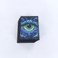 100 PCS TCG/MTG Card Sleeves, Matte Back Anti-Slip & Easy Shuffling Applicable to OCG CCG DTCG PTCG, 2.6 x 3.6 in Standard Size Cards (Eye)