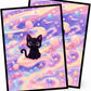 MTG Card Sleeves Matte -100 PCS Trading Card Game, Size 2.6 x 3.6 inches, Suitable for All TCG Card Games Protective (Cosmic Purrs)