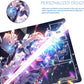 GCG Playmats with Zones - 24"x14" Unofficial GCG Card Game Mat New Player Gundam Playmat  Compatible TCG Player Include Storage Bag (GAODA (11)-Zone)