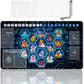 Board Game DTCG Playmat Table Mats Games Size 60X35 cm Mousepad Compatible for Digimon TCG CCG RPG (10785478) Stitched Edge