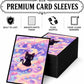 MTG Card Sleeves Matte -100 PCS Trading Card Game, Size 2.6 x 3.6 inches, Suitable for All TCG Card Games Protective (Cosmic Purrs)