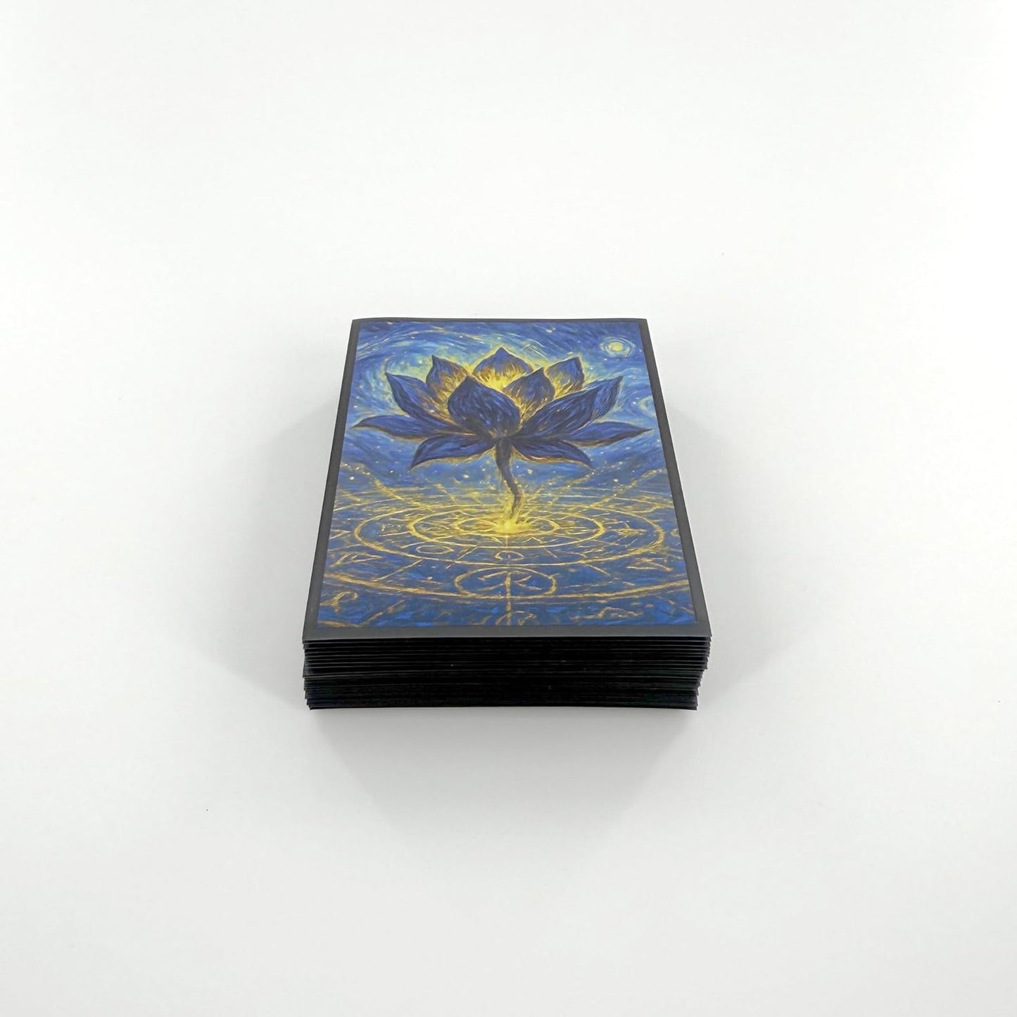100 PCS TCG/MTG Card Sleeves, Matte Back Anti-Slip & Easy Shuffling Applicable to OCG CCG DTCG PTCG, 2.6 x 3.6 in Standard Size Cards (Summon The Black Lotus)