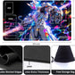 GCG Playmats with Zones - 24"x14" Unofficial GCG Card Game Mat New Player Gundam Playmat  Compatible TCG Player Include Storage Bag (GAODA (4)-Zone)