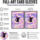 MTG Card Sleeves Matte -100 PCS Trading Card Game, Size 2.6 x 3.6 inches, Suitable for All TCG Card Games Protective (Cosmic Purrs)