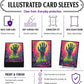 MTG Card Sleeves Matte -100 PCS Trading Card Game, Size 2.6 x 3.6 inches, Suitable for All TCG Card Games Protective (Undead Grave)