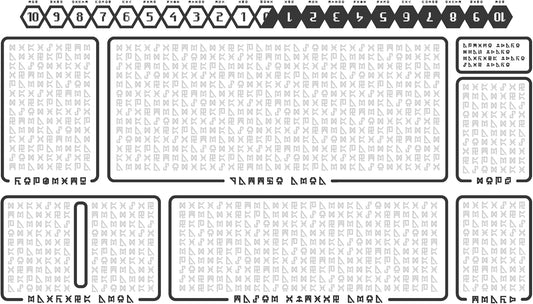 Board Game DTCG Playmat Size 24x14in + Free Storage Bag Play Mats Compatible for Digimon TCG CCG RPG (44894896) Stitched Edge