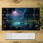 Disney Peripheral - River at night - Lorcana Playmat Size 23.6X13.7in Play mats Compatible for TCG RPG CCG Mouse Pad Desk Mats