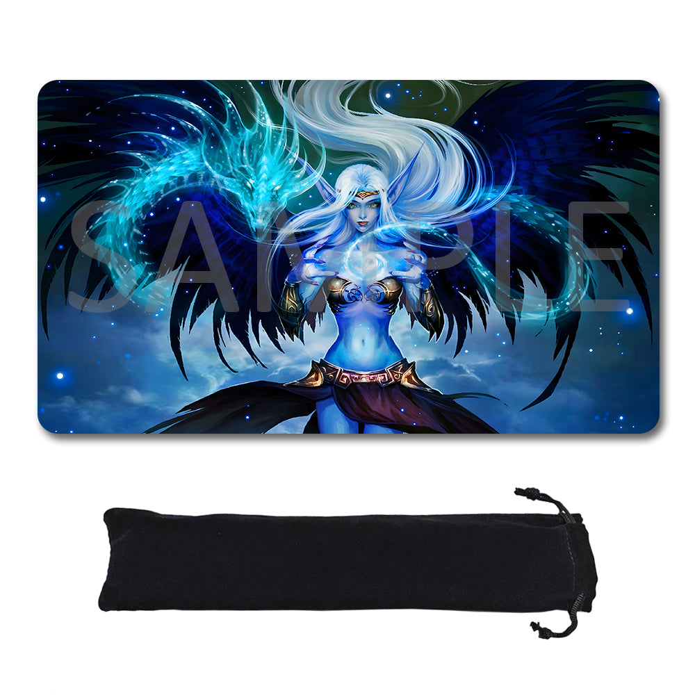 Morgana - League Of Legends Riftbound Playmat 24x14 in + Free Storage Bag