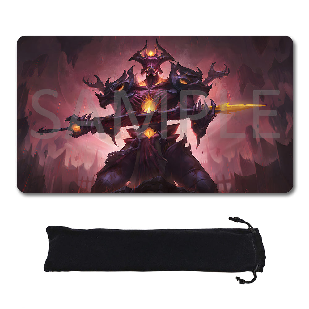 Aatrox - League Of Legends Riftbound Playmat 24x14 in + Free Storage Bag