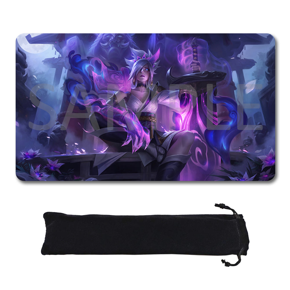 Riven - League Of Legends Riftbound Playmat 24x14 in + Free Storage Bag