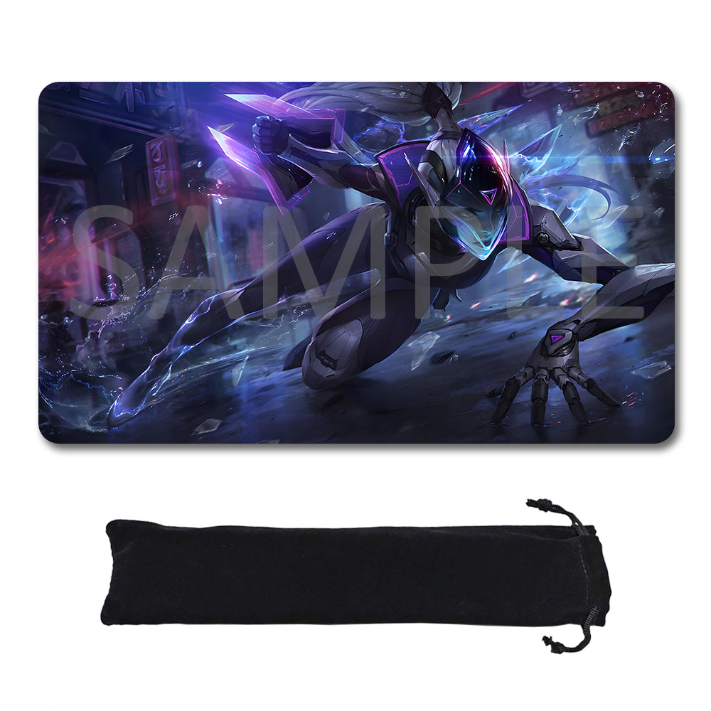 Vayne - League Of Legends Riftbound Playmat 24x14 in + Free Storage Bag