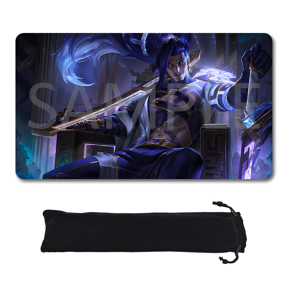 Yasuo - League Of Legends Riftbound Playmat 24x14 in + Free Storage Bag